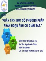 Phân tích một số phương pháp phân đoạn ảnh có giám sát