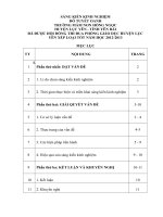 sáng kiến kinh nghiệm phương pháp sử dụng đồ dùng dạy học bằng vật thật trong tiết dạy cho trẻ làm quen với môi trường xung quanh