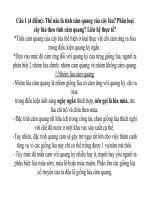 Đề cương ôn tập học phần cây LƯƠNG THỰC