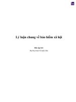 Lý luận chung về bảo hiểm xã hội