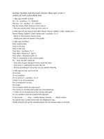 NHỮNG TRƯỜNG HỢP ĐẢO NGỮ TRONG TIẾNG ANH ( PART 1)