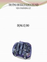 Chương 1: Dụng cụ đo cơ bản