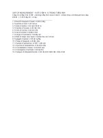 UNIT OF MEASUREMENT – MỘT SỐ ĐƠN VỊ TRONG TIẾNG ANH