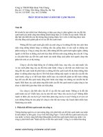 phân tích ngành và đối thủ cạnh tranh