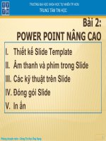 Lý thuyết powerpoint nâng cao