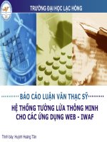 hệ thống tường lửa thông minh cho các ứng dụng web - iwaf