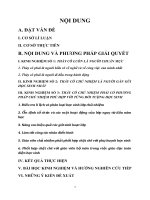 sáng kiến kinh nghiệm nâng cao hiệu quả công tác chủ nhiệm lớp 9