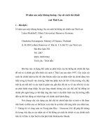 10 năm sau cuộc khủng hoảng  sự cải cách tài chính của thái lan