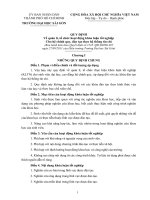 QUY ĐỊNH về quản lí, tổ chức hoạt động khóa luận tốt nghiệp cho hệ chính quy, đào tạo theo hệ thống tín chỉ