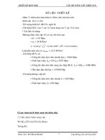 ĐỒ ÁN MÔN HỌC CẦU BÊ TÔNG CỐT THÉP DƯL DẦM T33