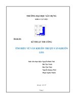 Tiểu luận tìm hiểu về ván khuôn trượt ván khuôn leo