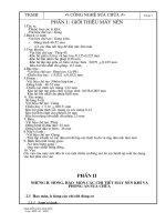 ĐỒ ÁN MÔN HỌC CÔNG NGHỆ SỬA CHỮA MÁY NÉN