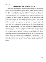 QUY ĐỊNH đối với CHUYÊN đề TIẾN sĩ