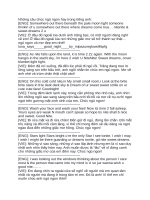 Những câu chúc ngủ ngon hay trong tiếng anh: