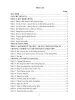 QUI ĐỊNH về tổ CHỨC – QUẢN lý đào tạo THẠC sĩ