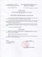 Qui định quản lý học vụ cao học