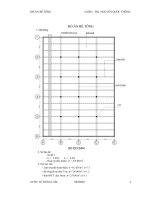 Đồ án bê tông trong kỹ thuật xây dựng