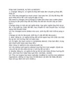 Phân biệt CHANGE, ALTER và MODIFY