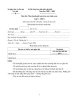 đề thi thực hành giải toán trên máy tính casio