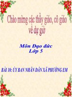 bài giảng đạo đức 5 bài 10 ủy ban nhân dân xã(phường) em
