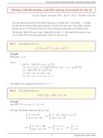 50 câu phương trình, hệ phương trình có đáp án ôn thi đại học