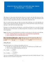 Bí quyết đạt điểm cao trong kỳ thi đại học cao đẳng Hoá học