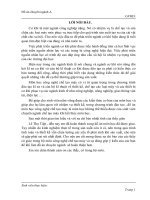 Thiết kế qui trình công nghệ để chế tạo bánh răng trụ răng thẳng với sản lượng