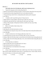 Đề thi thị trường chứng khoán