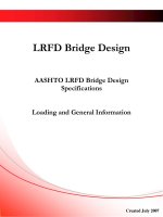 thiết kế cầu đường LRFD bridge design