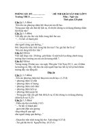 Đề thi Ngữ Văn HKI lớp 9