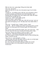 Một số cấu trúc ngữ pháp Tiếng Anh đặc biệt