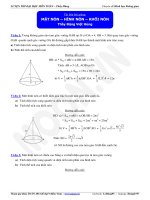 mặt nón - hình nón ôn thi đại học