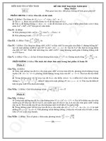 tuyển tập 8 đề thi thử toán ôn thi đại học