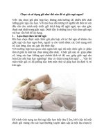 Chọn và sử dụng gối như thế nào để có giấc ngủ ngon