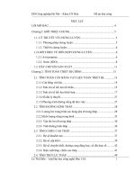 đồ án hóa công- chưng luyện