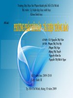 Đề tài: Phương pháp hỏi đáp  tái hiện thông báo