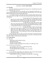 ĐỀ TÀI CẤU TẠO CHẤT TRONG HÓA HỌC