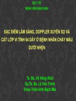 đặc điểm lâm sàng, doppler xuyên sọ và cắt lớp vi tính 64 dẫy ở bệnh nhân chảy máu dưới nhện