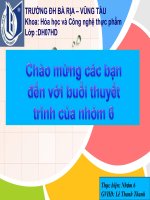 Đề tài :Sản xuất Clo và Xút