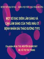 một số đặc điểm lâm sàng và cận lâm sàng của thiếu máu ở bệnh nhân đái tháo đường type 2