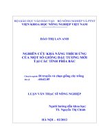 Bước đầu nghiên cứu vi khuẩn gây bệnh trên cá rô phi vằn (oreochromis niloticus) giống lớn nuôi nước lợ tại quý kim hải phòng