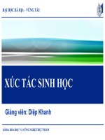 xúc tác sinh học trong hóa học