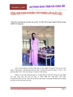 Tổng hợp kinh nghiệm chủ nhiệm lớp xuất sắc (Action chia sẻ)