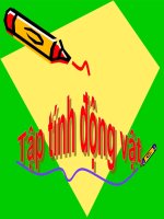 tim hiểu về tập tính ở động vật