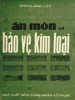 Giáo trình ăn mòn và bảo vệ kim loại