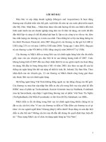 Tiểu luận Thực trạng MA các tổ chức tin dụng tại Việt nam