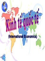 slide bài giảng kinh tế quốc tế _ giới thiệu về kinh tế quốc tế