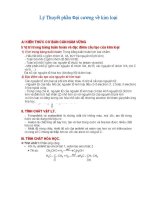 lý thuyết và giải bài tập phần đại cương về kim loại