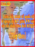 slide bài giảng kinh tế quốc tế  chính sách ngoại thương)-liên hiệp thuế quan