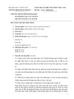 đề cương chi tiết học phần kinh tế quốc tế (international economics